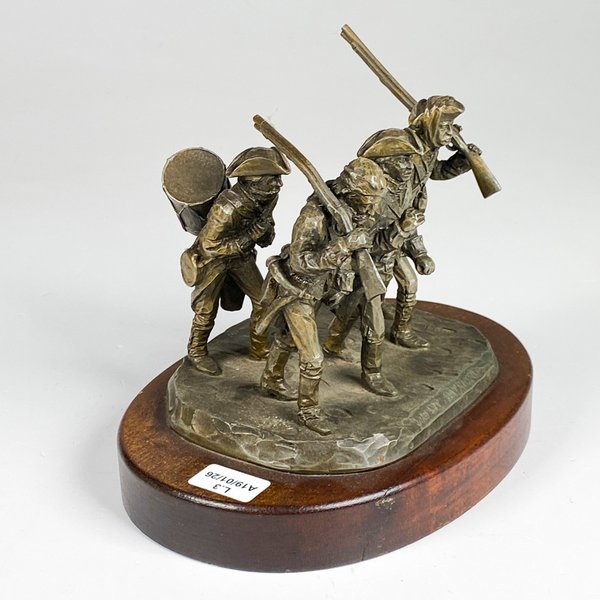 Bronce Figurines de Soldados - Grupo Petit Bronce Firmado - imagen 3