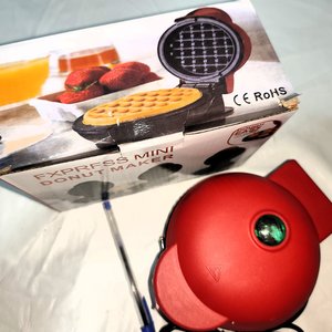Máquina Eléctrica para Mini Donas, Antiadherente, Nueva en Caja - imagen 3