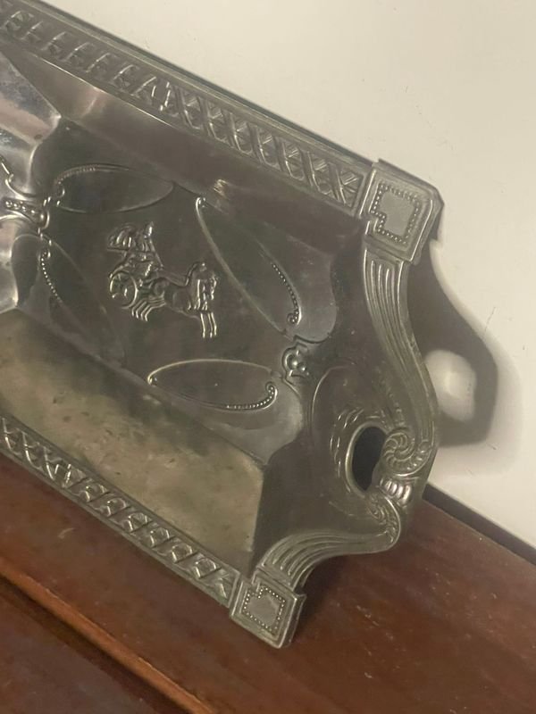 Bandela con relieve antigua - Pieza de arte y decoración - imagen 3
