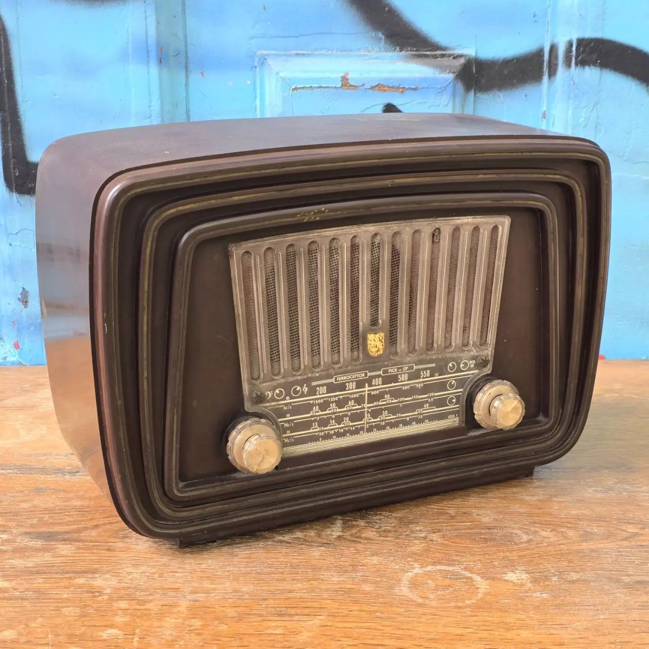 Item lote-01-radio-valvular-phillips-funcionando - Image 0