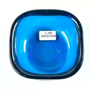 Centro de Cristal Azul Orrefors - Diseño Nórdico - imagen 2