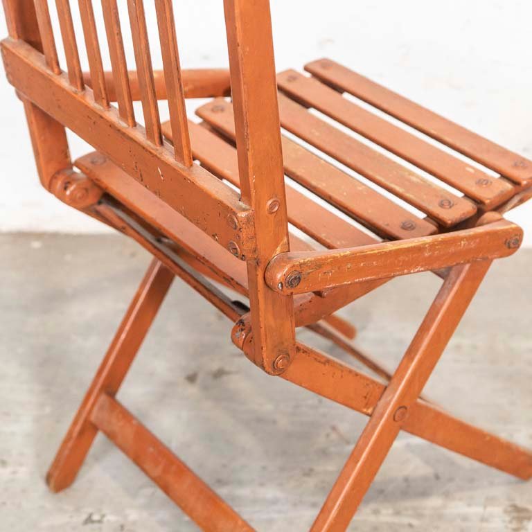 Sillitas plegables para niños en madera - imagen 3