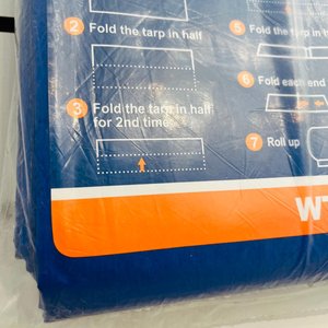 Lona Wadfow Multiuso 3x4m Azul Resistente al Agua - imagen 3
