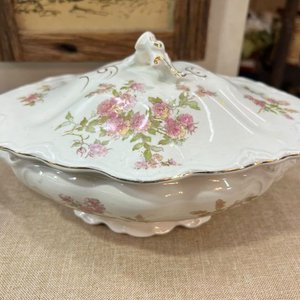 Sopera Johnson Bros England con Fuente Oval Decorada - imagen 6