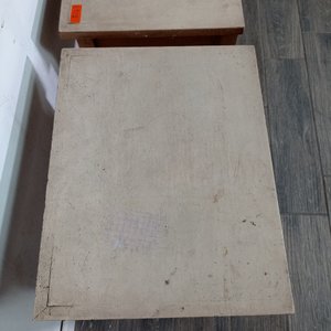 Par de Mesas de Luz de Madera con Cajón y Estante - imagen 8
