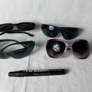 Lentes de Sol Negros y Transparentes - Pack de 4 - imagen 1