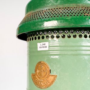 Estufa a Queroseno "Titmar" Verde Esmaltada Vintage - imagen 3