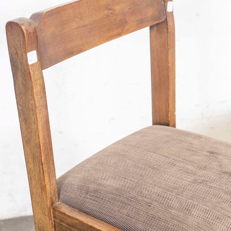 Sillas de madera con asientos tapizados - imagen 3