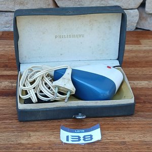 Afeitadora Eléctrica Philips Philishave Antigua con Estuche Original - imagen 2