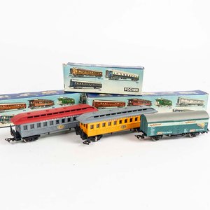 3 vagones PORCHER made in Italy en su caja original  - imagen 2