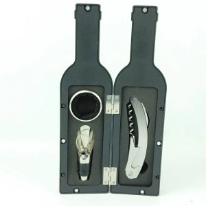 Set de Accesorios para Vino Estilo Botella Chateau Merlot - imagen 2