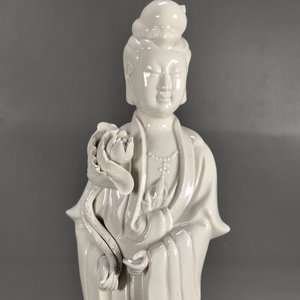 Figura Blanc de Chine en Porcelana Sellada - 31cm - imagen 5