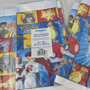 Manteles Plásticos Pokemon Originales Década 90 x6 - imagen 3
