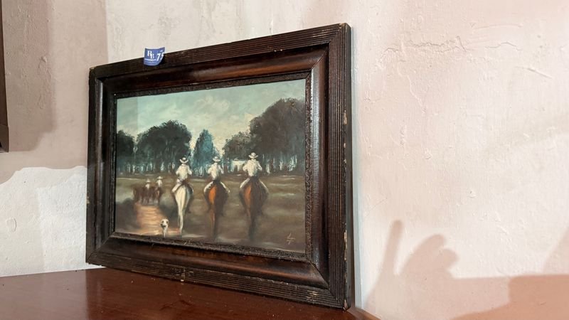 Cuadro Pintura Gauchesca en Ola - imagen 4