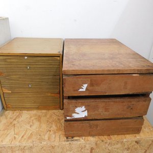 2 muebles estanterías con cajones - imagen 1