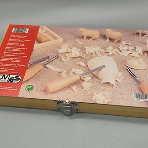 Juego de 10 Gubias para Madera en Caja de Madera - imagen 2