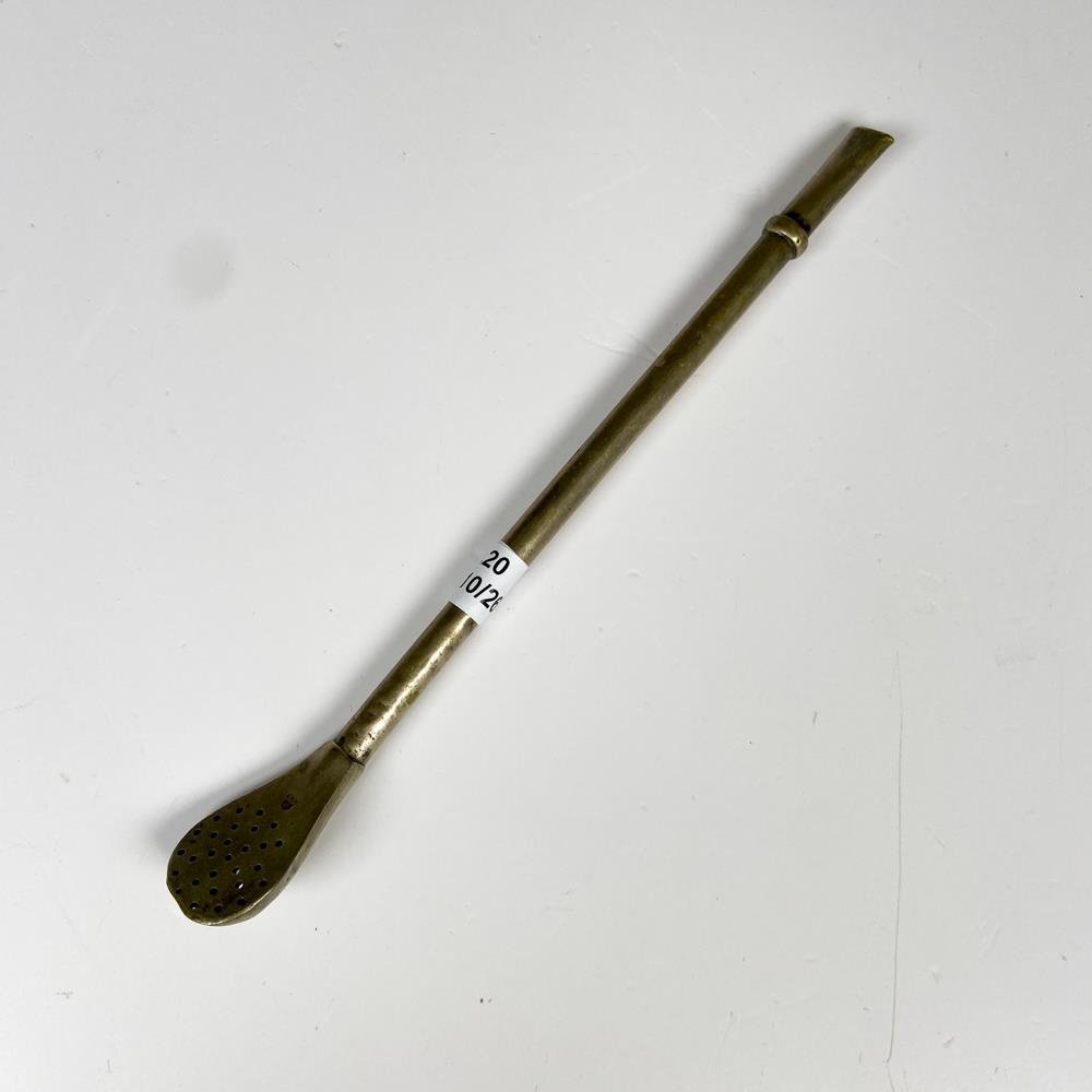 Bombilla de plata criolla