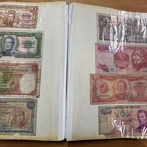 Álbum Antiguo con Colección de Billetes Internacionales - imagen 11