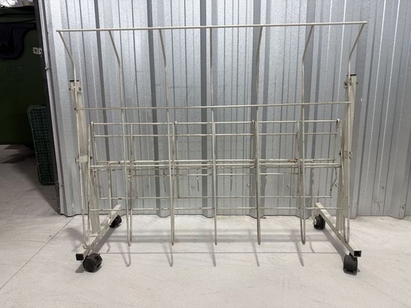 Tendedero Plegable con Ruedas Blanco