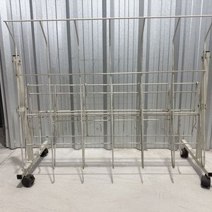 Tendedero Plegable con Ruedas Blanco - imagen 1