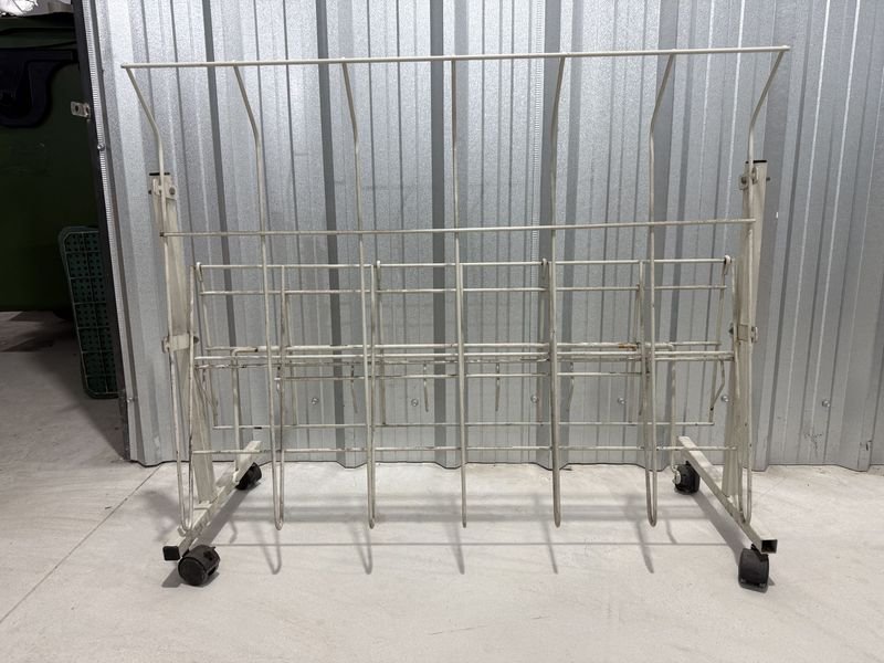 Tendedero Plegable con Ruedas Blanco