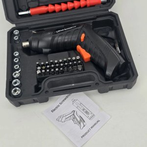 Destornillador Eléctrico Recargable con Set de Puntas y Tubos - imagen 2