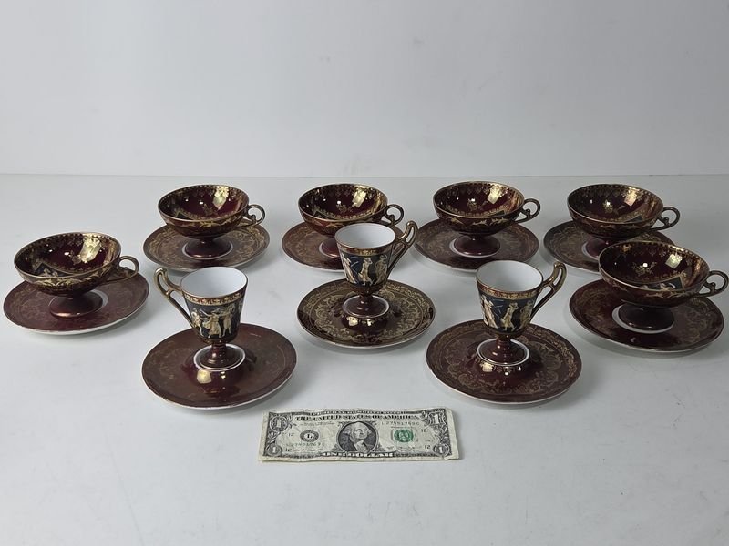 Colección de tazas de té y café en porcelana fina - imagen 2