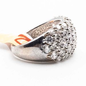 Anillo de Plata con Circonias Talla 18mm - imagen 2