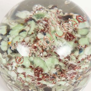 Pisapapeles de Cristal Murano con Firma "Murano" - imagen 2