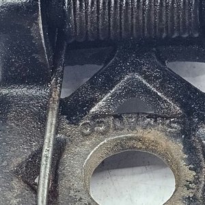 Pedal de Máquina de Coser Antigua Simanco de Hierro - imagen 4