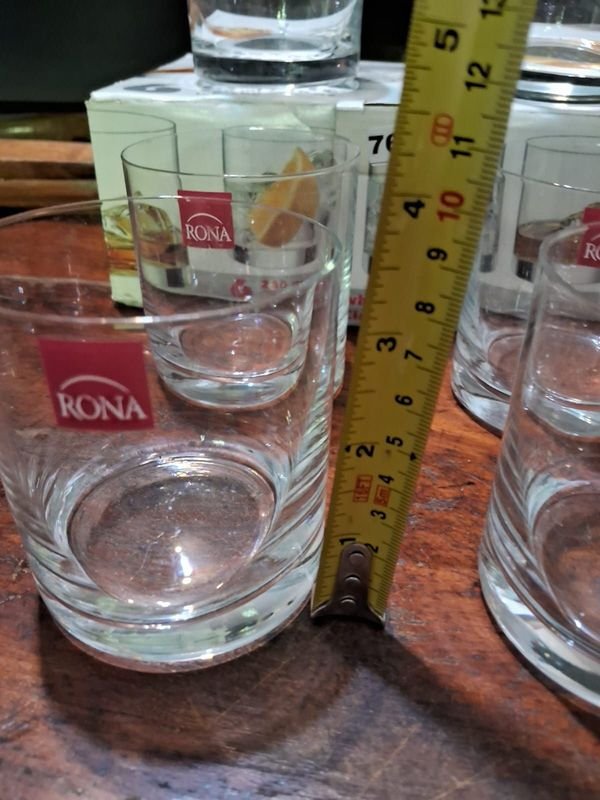 Lote de 6 vasos de whisky RONA - imagen 2