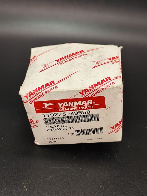 Termostato Yanmar original con número de pieza 119773-49550 - imagen 5