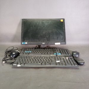 Monitor AOC E970S con Soporte de Pared, 3 Teclados y 3 Mouse - imagen 2