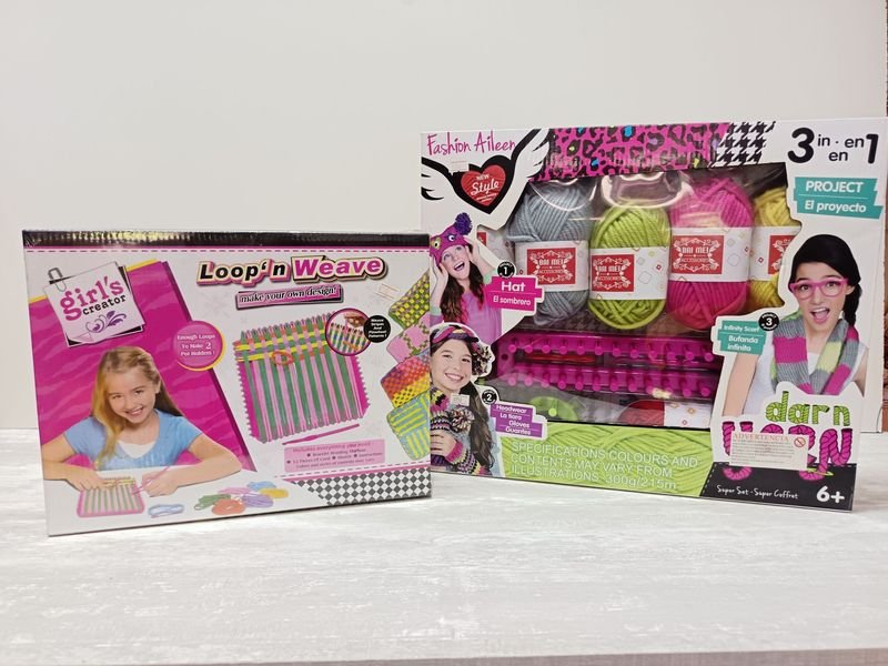Lote anterior: Kit de tejido para niños Loop'n Weave y Fashion Aileen