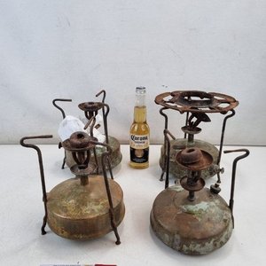 Lote anterior: Lote de 4 Anafe Querosene Metal Vintage con Pátina de Época