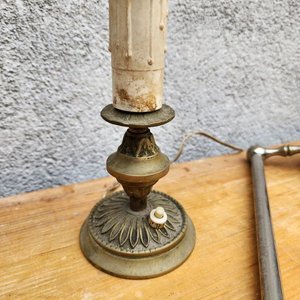 Lote de Piezas de Bronce y Duchero Antiguo - imagen 1