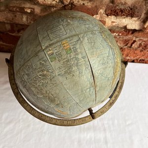 Globo Terraqueo Antiguo Gran Tamaño Coleccionable - imagen 6