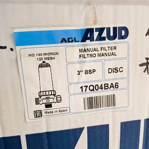 Filtro Azud AGL 3" BSP Disc Manual - imagen 5