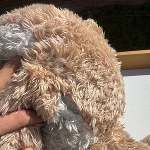 Peluche Oso de Peluche Beige con Detalles en Costuras - imagen 2