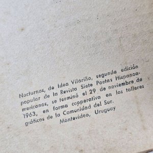Idea Vilariño - Nocturnos - Segunda Edición 1963 - imagen 3