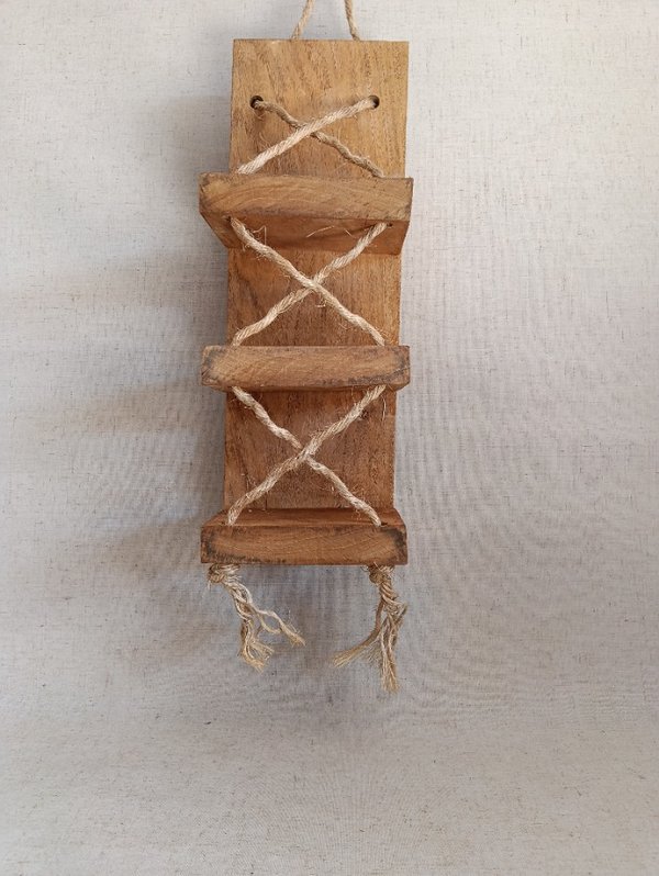 Porta botellas artesanal de 45 cm de altura - imagen 4