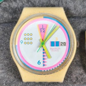 Reloj Vintage Paddle Watch Suizo con Estuche y Hebilla, Año 1992 - imagen 4