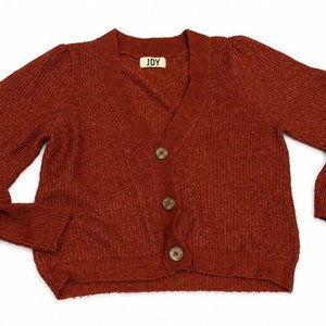 Lote siguiente: Cardigan de Hilo Marrón Talle M