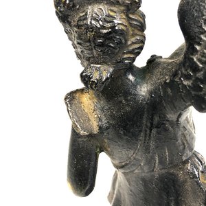 Figura de Ángel en Metal Esmaltado Negro - 19 cm - imagen 5