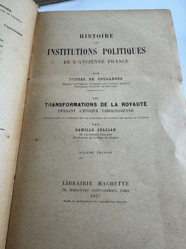 Libros antiguos sobre historia política de Francia - imagen 6