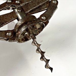 Sacacorchos Francés Antiguo Plegable Marca Perfect - imagen 3