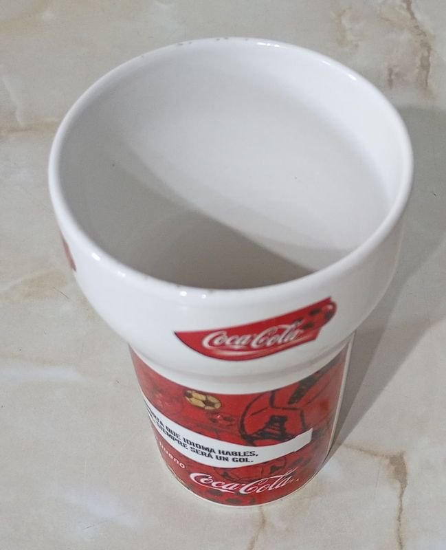 Vaso de cerámica COCA COLA Edición Mundial de Fútbol Alemania 2006 - imagen 3