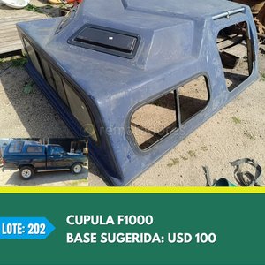 Lote siguiente: Cúpula para camioneta Ford F100