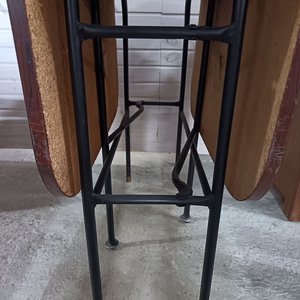 Mesa Antigua Plegable con Alas Rebatibles - imagen 4