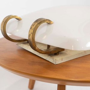 Plafón Rectangular de Acrílico con Agarraderas de Bronce - imagen 2